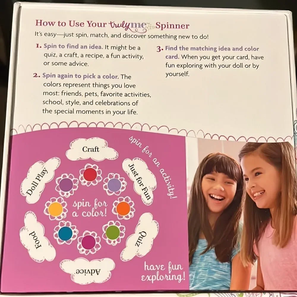 American Girl Truly Me Choose an Activity
